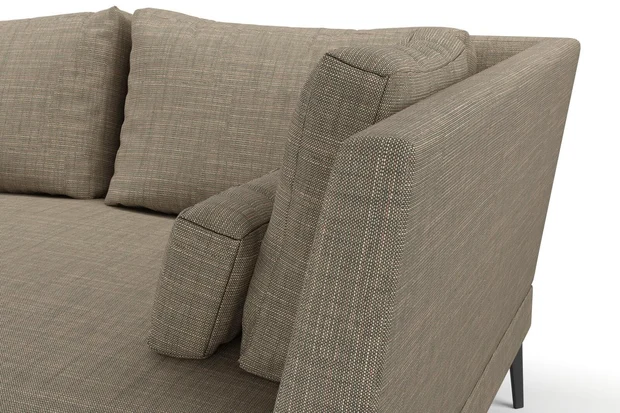 Photo of the fabric Ficus Smoky Quartz swatch by Mokum. Use for Upholstery, Accessory. Style of Plain, Texture