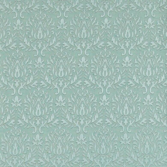 Photo of the fabric Salian Surf swatch by Zepel. Use for Curtains, Accessory, Top of Bed. Style of Texture, Traditional
