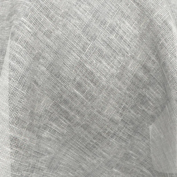Photo of the fabric Ama Fog swatch by Mokum. Use for Sheer Curtains. Style of Plain, Sheer
