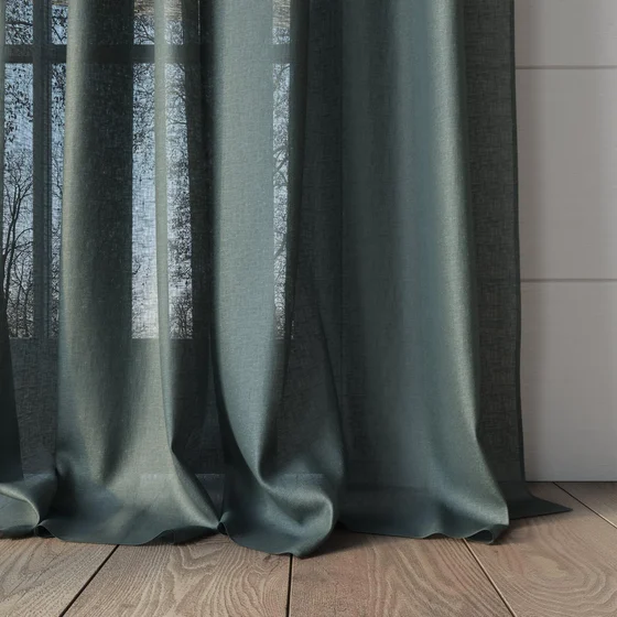 Photo of the fabric Kanso Stonewash Mineral swatch by Mokum. Use for Sheer Curtains. Style of Plain, Sheer
