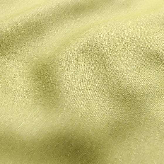 Photo of the fabric Provence Apple swatch by James Dunlop Essentials. Use for Curtains, Upholstery, Accessory, Top of Bed. Style of Plain, Texture