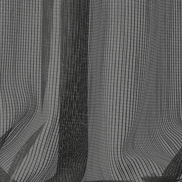 Photo of the fabric Alliance FR Carbon swatch by James Dunlop. Use for Sheer Curtains. Style of Plain, Sheer