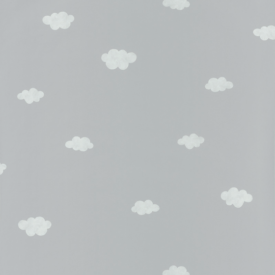Photo of the fabric Nuage Wallpaper 2975 2975 93 32 swatch by Casadeco. Use for Wall Covering. Style of Childrens