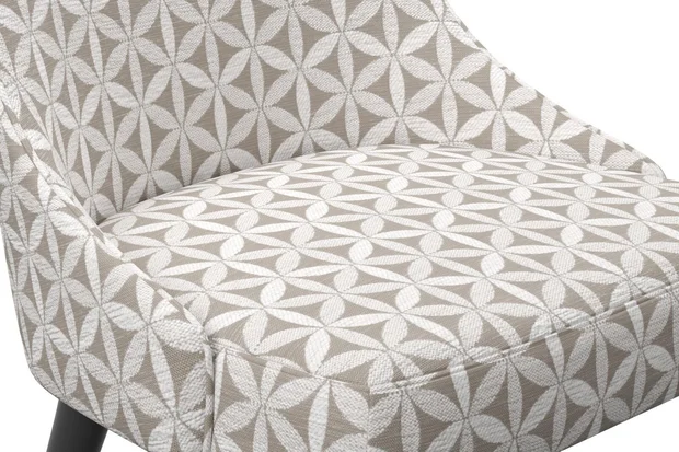 Photo of the fabric Tapa Pumice swatch by James Dunlop. Use for Upholstery, Accessory. Style of Geometric
