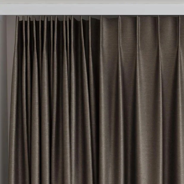 Photo of the fabric Provence Pinecone swatch by James Dunlop Essentials. Use for Curtains, Upholstery, Accessory, Top of Bed. Style of Plain, Texture