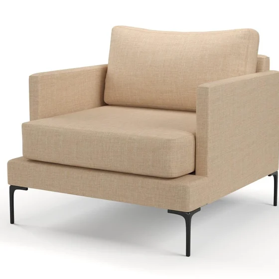 Photo of the fabric Ficus Rose Gold swatch by Mokum. Use for Upholstery, Accessory. Style of Plain, Texture