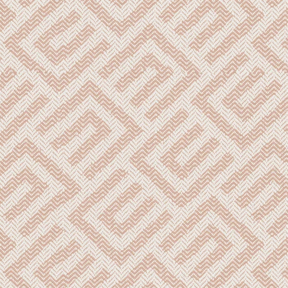 Photo of the fabric Surpass Blush swatch by Zepel FibreGuard Outdoor. Use for Upholstery, Accessory. Style of Geometric, Jacquard