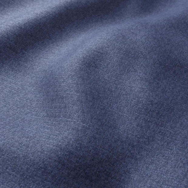 Photo of the fabric Melton Marine swatch by Zepel FibreGuard. Use for Upholstery, Accessory. Style of Plain, Taffeta