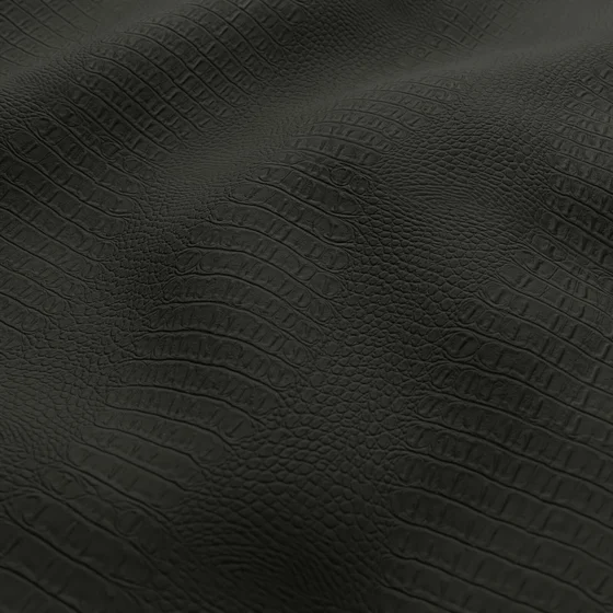 Photo of the fabric Surface Onyx swatch by Zepel. Use for Upholstery. Style of Animals And Birds, Leather And Vinyl