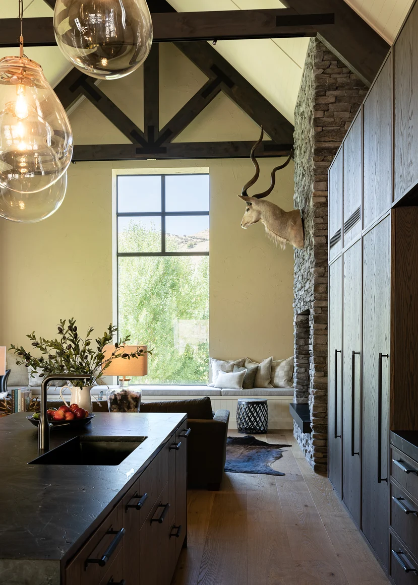 Window squabs in Loop colour Linen by Kirkby Design | Image Michelle Weir