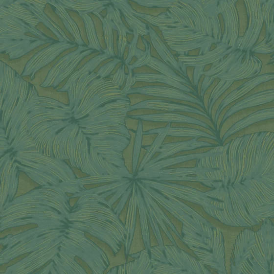 Photo of the fabric Granada Wallpaper 8643 8643 74 74 swatch by Casadeco. Use for Wall Covering. Style of Floral And Botannical
