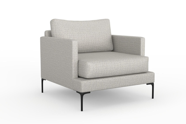 Photo of the fabric Strata Silver swatch by Mokum. Use for Upholstery, Accessory. Style of Plain, Texture