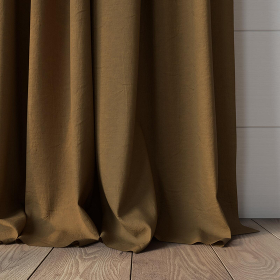Photo of the fabric Satori Stonewash Oxide swatch by Mokum. Use for Curtains, Upholstery Light Duty, Accessory, Top of Bed. Style of Plain, Texture