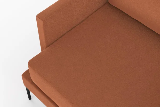 Photo of the fabric Velvelux Fox swatch by Mokum FibreGuard. Use for Curtains, Upholstery, Accessory, Top of Bed. Style of Plain, Velvet