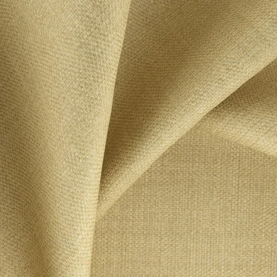 Photo of the fabric Linex Sand swatch by Zepel. Use for Curtains, Upholstery, Accessory, Top of Bed. Style of Plain, Texture