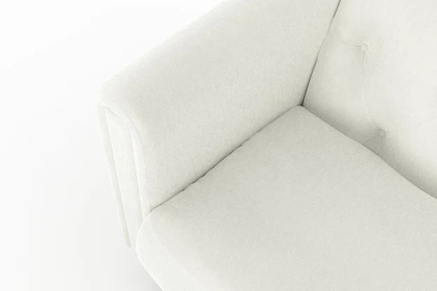 Photo of the fabric Ambiant Whisper swatch by James Dunlop FibreGuard. Use for Upholstery, Accessory, Top of Bed. Style of Plain, Texture