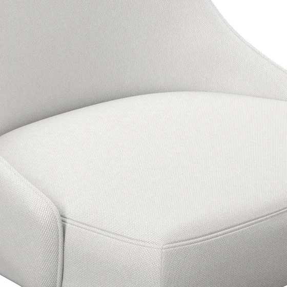 Photo of the fabric Sit Out Ice swatch by James Dunlop FibreGuard. Use for Upholstery, Accessory. Style of Plain, Taffeta