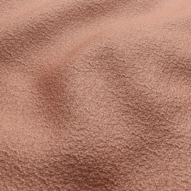 Photo of the fabric Airlie Coral swatch by James Dunlop. Use for Upholstery, Accessory. Style of Plain, Texture