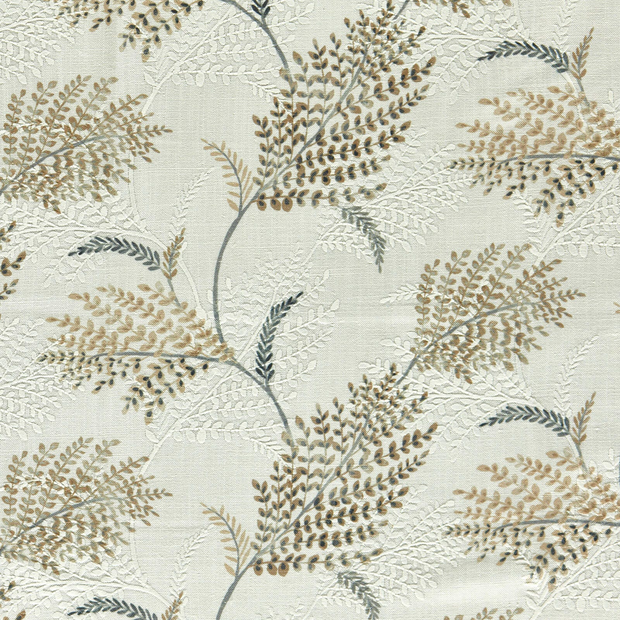 Photo of the fabric Irio Ccf0874 3 swatch by Clarke & Clarke. Use for Curtains. Style of Floral And Botannical, Print