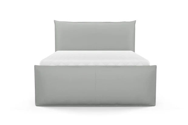 Photo of the fabric Infinite Silver swatch by Mokum. Use for Curtains, Upholstery, Accessory, Top of Bed. Style of Plain, Texture