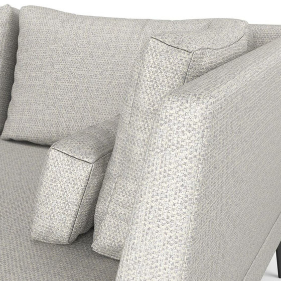 Photo of the fabric Strata Silver swatch by Mokum. Use for Upholstery, Accessory. Style of Plain, Texture