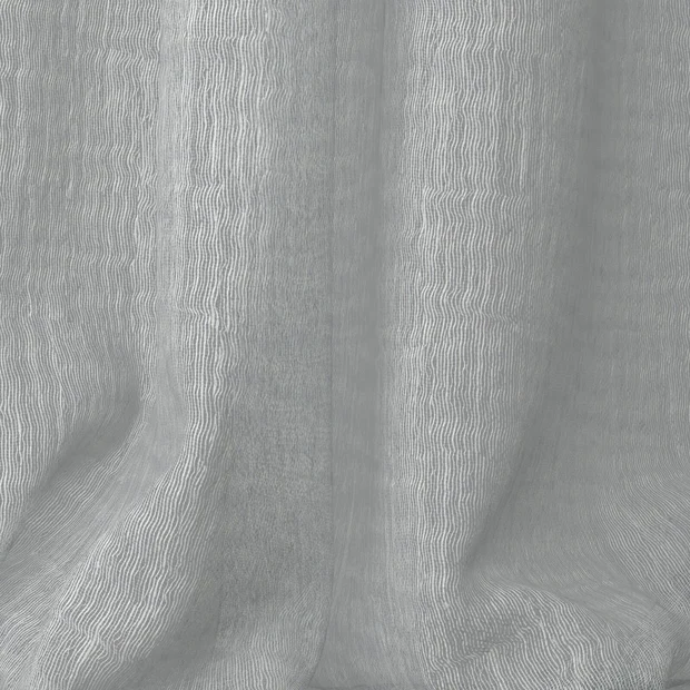 Photo of the fabric Makai (JDG) Ice swatch by Mokum. Use for Sheer Curtains. Style of Plain, Sheer