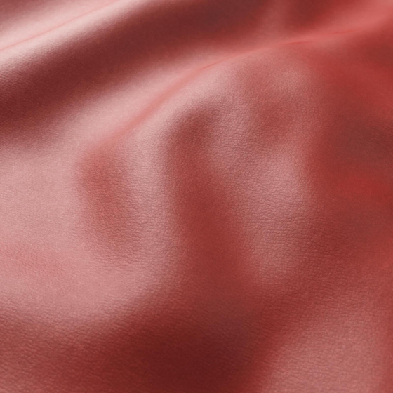 Photo of the fabric Bonanza Brick swatch by Zepel. Use for Upholstery. Style of Leather And Vinyl, Plain