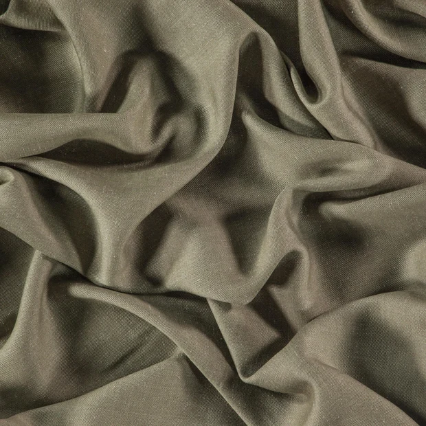 Photo of the fabric Arragon Pepper swatch by Zepel. Use for Curtains, Accessory. Style of Plain, Taffeta