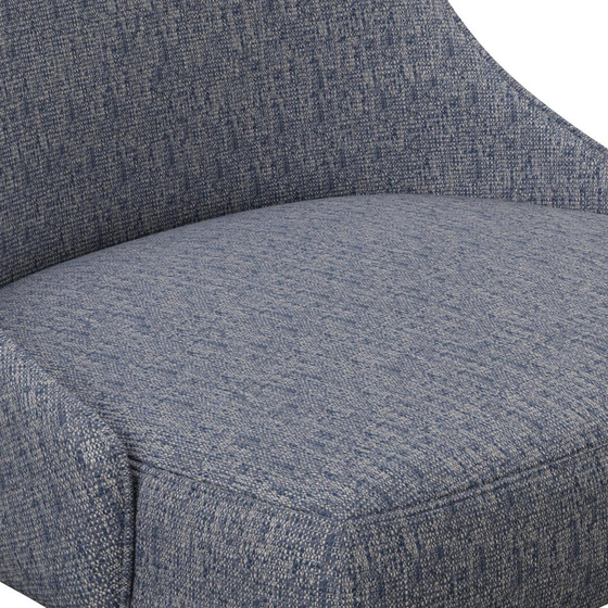 Photo of the fabric Omni Marine swatch by James Dunlop FibreGuard. Use for Upholstery, Accessory, Top of Bed. Style of Plain, Texture