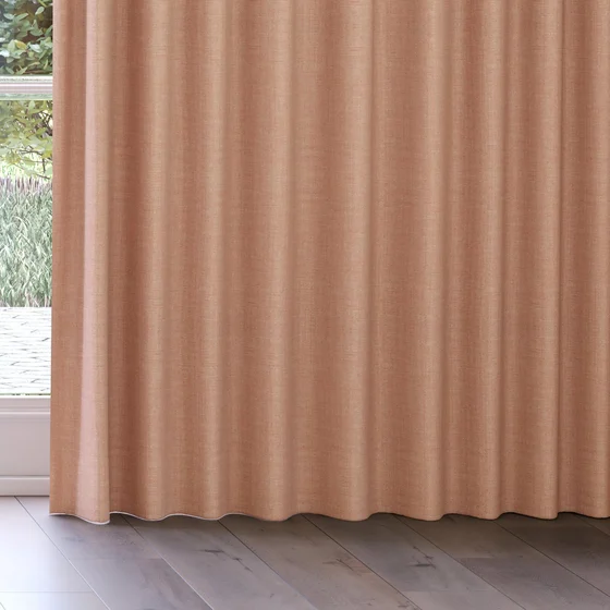Photo of the fabric Chatham Sunset swatch by James Dunlop Essentials. Use for Curtains. Style of Plain, Texture