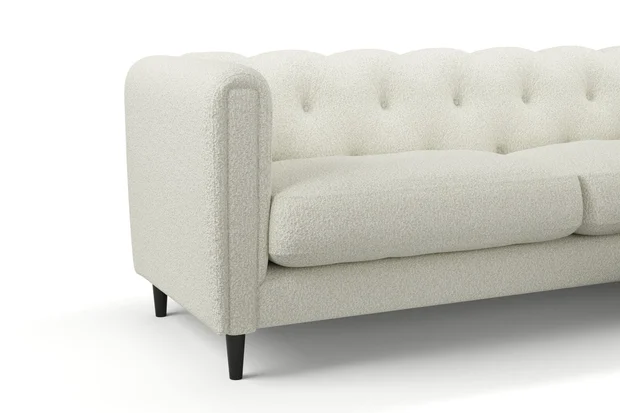Photo of the fabric Airlie Oyster swatch by James Dunlop. Use for Upholstery, Accessory. Style of Plain, Texture