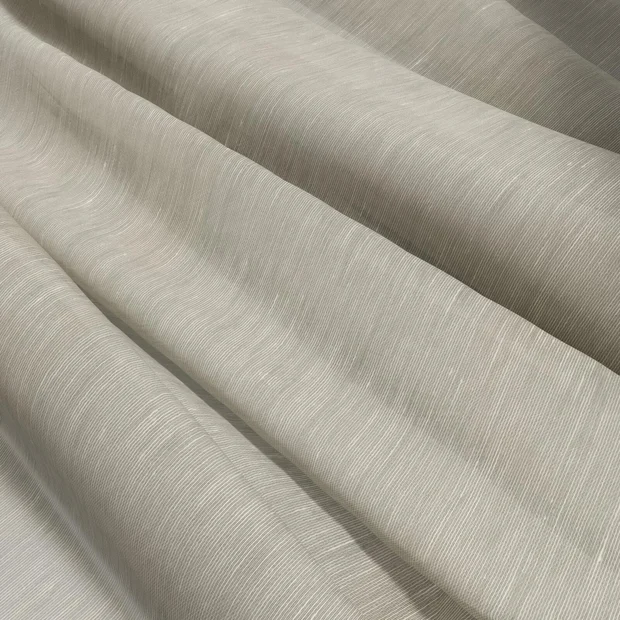 Photo of the fabric Aurora Sandstone swatch by Mokum. Use for Sheer Curtains. Style of Plain, Sheer