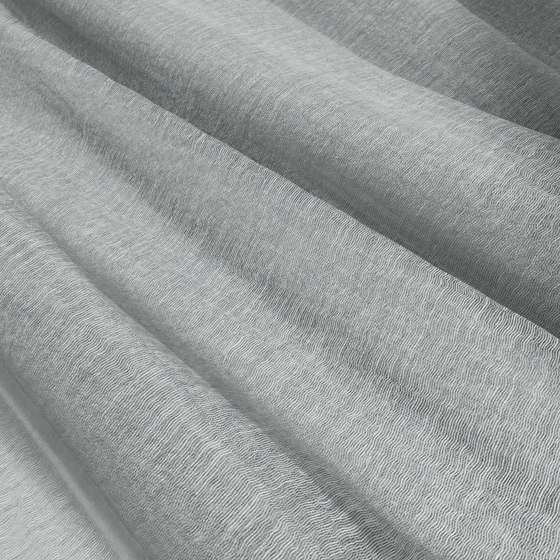 Photo of the fabric Makai (JDG) Ice swatch by Mokum. Use for Sheer Curtains. Style of Plain, Sheer