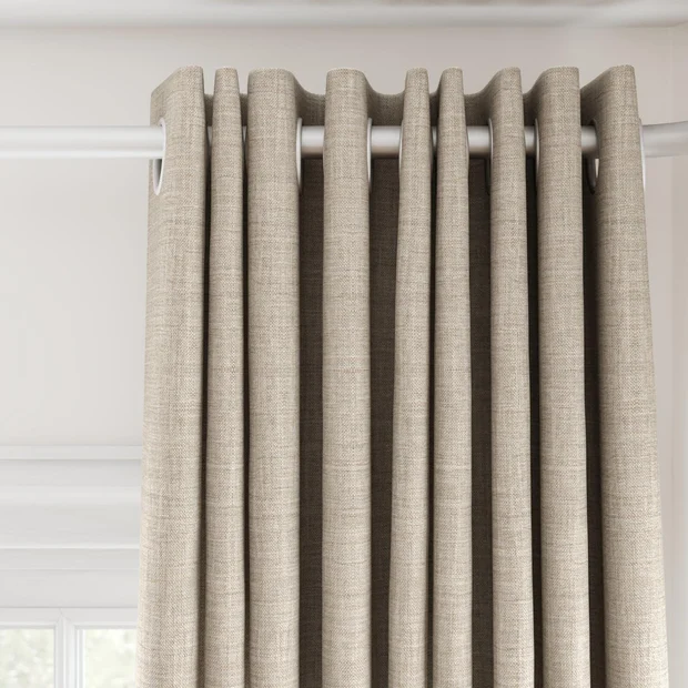 Photo of the fabric Chatham Linen swatch by James Dunlop Essentials. Use for Curtains. Style of Plain, Texture