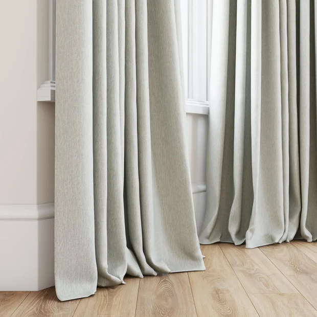 Photo of the fabric Dream Weaver 300 Granite swatch by James Dunlop. Use for Curtains. Style of Dim Out, Plain