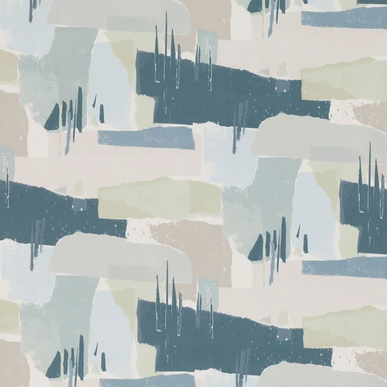 Photo of the fabric Scene V3429 04 swatch by Villa Nova. Use for Curtains, Upholstery, Accessory. Style of Abstract