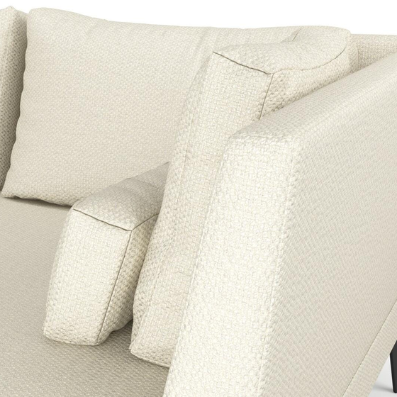 Photo of the fabric Strata Chalk swatch by Mokum. Use for Upholstery, Accessory. Style of Plain, Texture