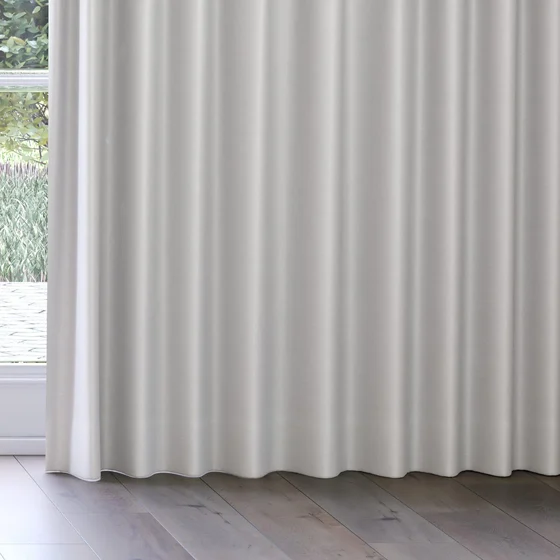 Photo of the fabric Matrix FR Ice swatch by James Dunlop Essentials. Use for Curtains. Style of Dim Out, Plain