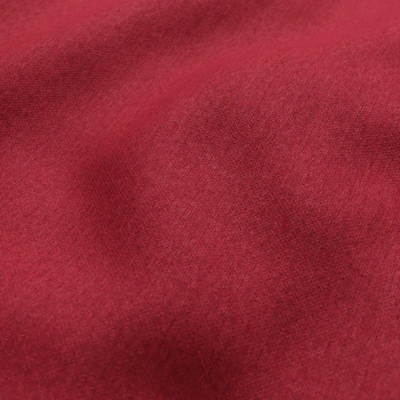 Photo of the fabric Devon Raspberry swatch by Zepel. Use for Upholstery, Accessory, Top of Bed. Style of Plain, Texture