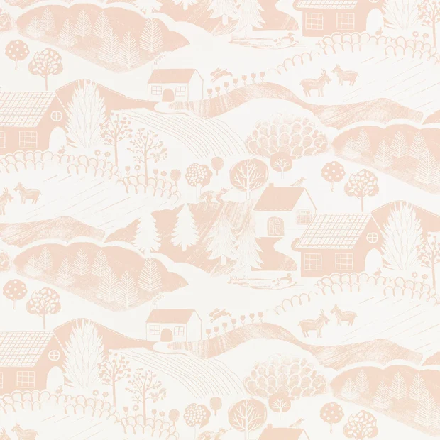 Photo of the fabric Far, Far Away Wallpaper W644 01 swatch by Villa Nova. Use for Wall Covering. Style of Childrens, Uncoated Non-Woven