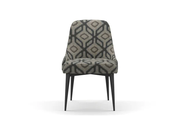 Photo of the fabric Enhance Ink swatch by James Dunlop. Use for Upholstery, Accessory. Style of Geometric, Print
