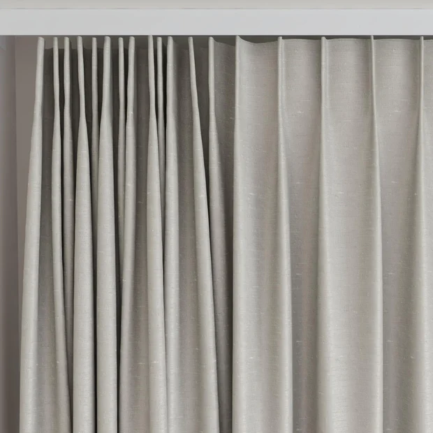 Photo of the fabric Silk Road Electric swatch by James Dunlop Essentials. Use for Curtains, Accessory. Style of Plain, Texture