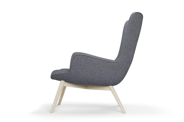 Photo of the fabric Omni Marine swatch by James Dunlop FibreGuard. Use for Upholstery, Accessory, Top of Bed. Style of Plain, Texture