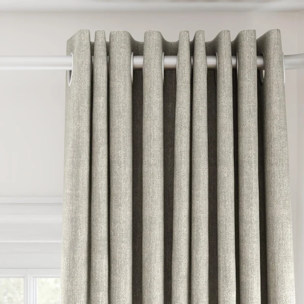 Photo of the fabric Effortless Mineral swatch by James Dunlop. Use for Curtains, Accessory. Style of Plain, Texture