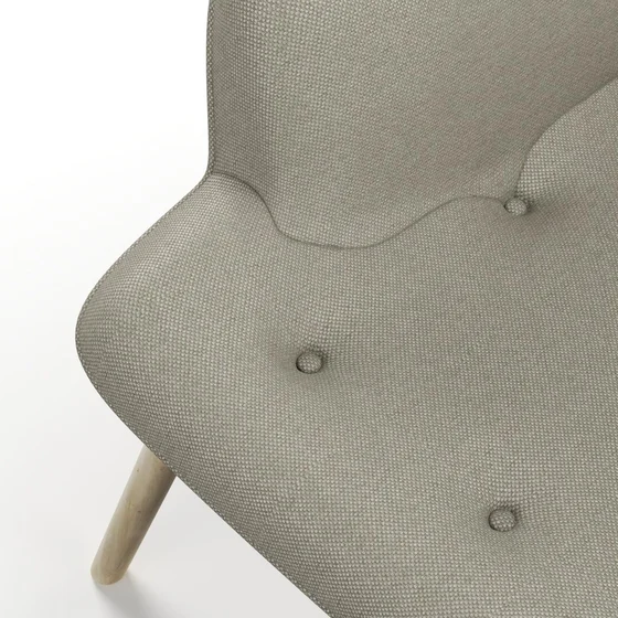 Photo of the fabric Aviator Pelican swatch by James Dunlop FibreGuard. Use for Upholstery, Accessory, Top of Bed. Style of Chenille, Plain