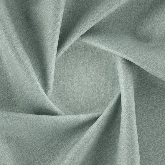 Photo of the fabric Re-New Jade swatch by FR-One. Use for Curtains, Accessory, Top of Bed. Style of Dim Out, Plain