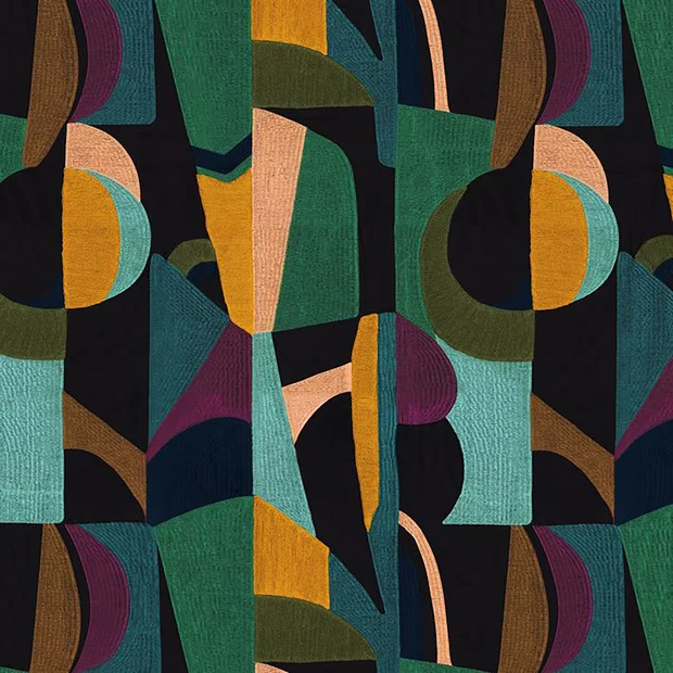 Photo of the fabric Fascination 5004 5004 0322 swatch by Casamance. Use for Curtains, Accessory. Style of Embroidery