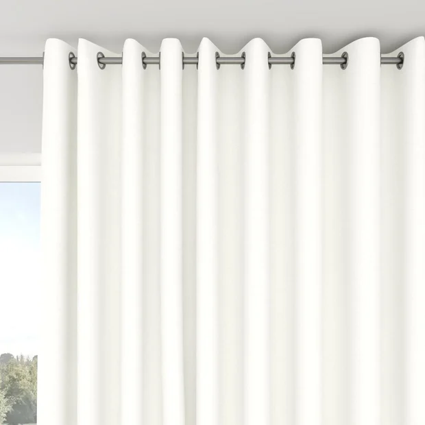Photo of the fabric Ocean Whitewash swatch by Mokum. Use for Curtains. Style of Plain, Texture