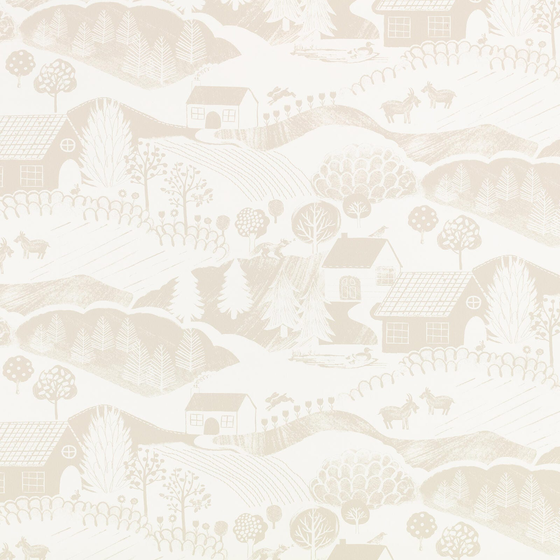 Photo of the fabric Far, Far Away Wallpaper W644 04 swatch by Villa Nova. Use for Wall Covering. Style of Childrens, Uncoated Non-Woven