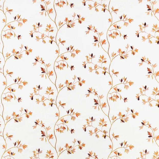 Photo of the fabric Aurea V3556 04 swatch by Villa Nova. . Style of Embroidery, Floral And Botannical